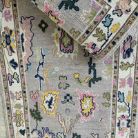 Custom Colorway Modern Oushak Runner 3x9 - Warehouse Sale