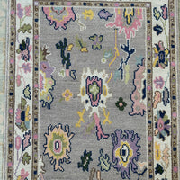 Custom Colorway Modern Oushak Runner 3x9 - Warehouse Sale