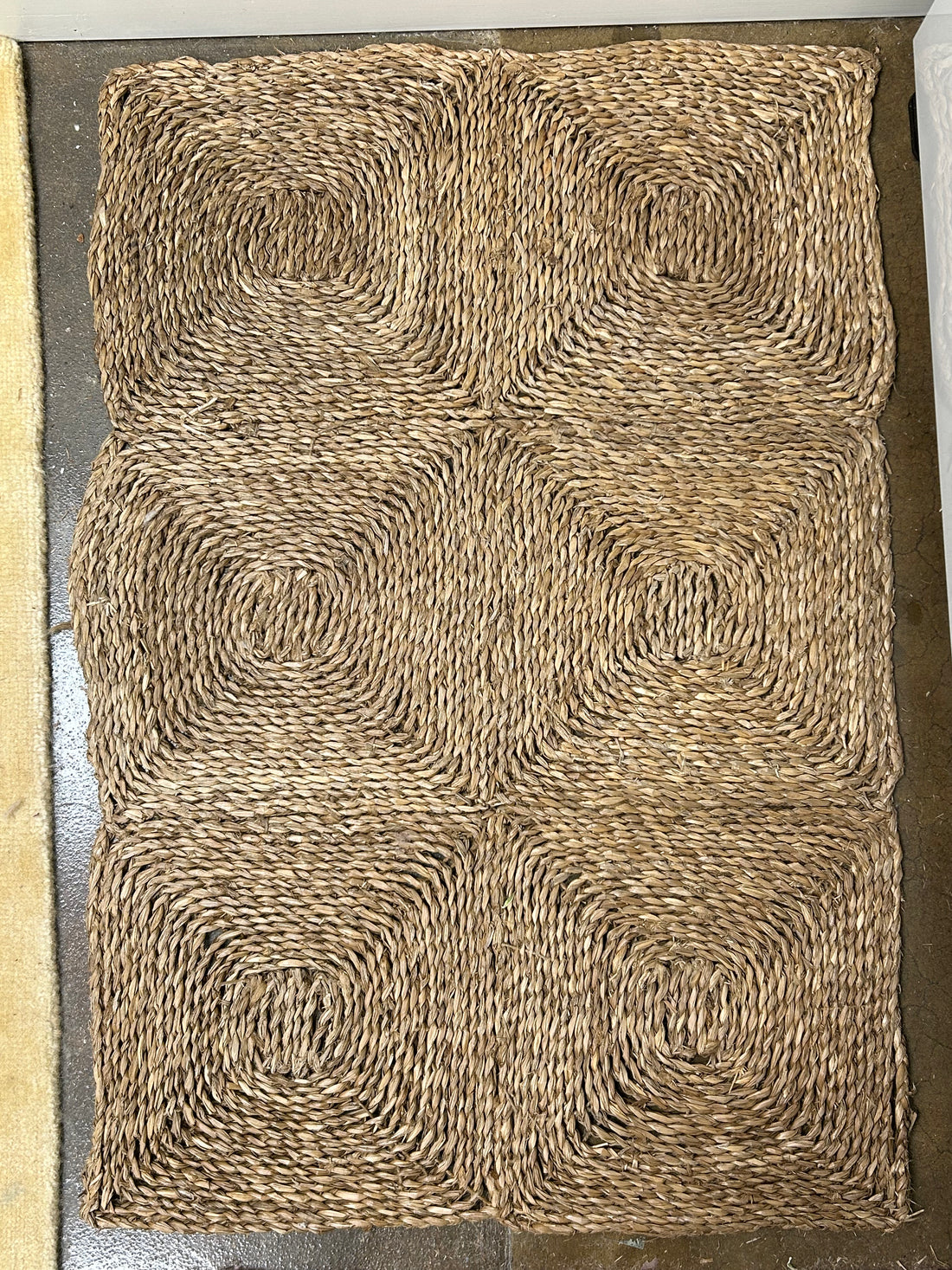 Seagrass Squares Rug- Warehouse Sale